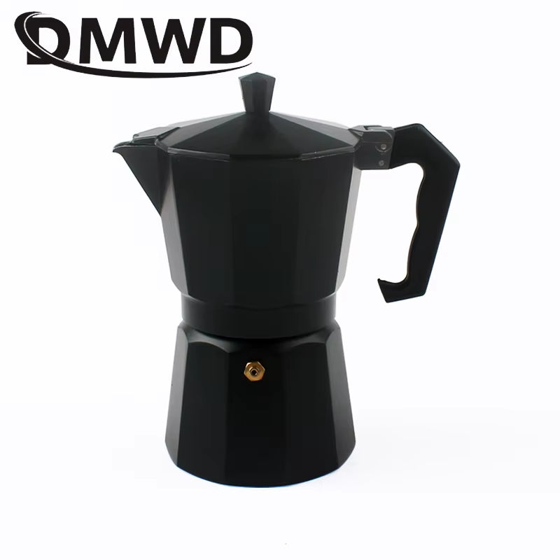 300/600Ml Stovetop Italian Moka Espresso Aluminum Geyser Coffee Maker Mocha Kettle Latte Percolator Pot Filter Cafetiere Pitcher
