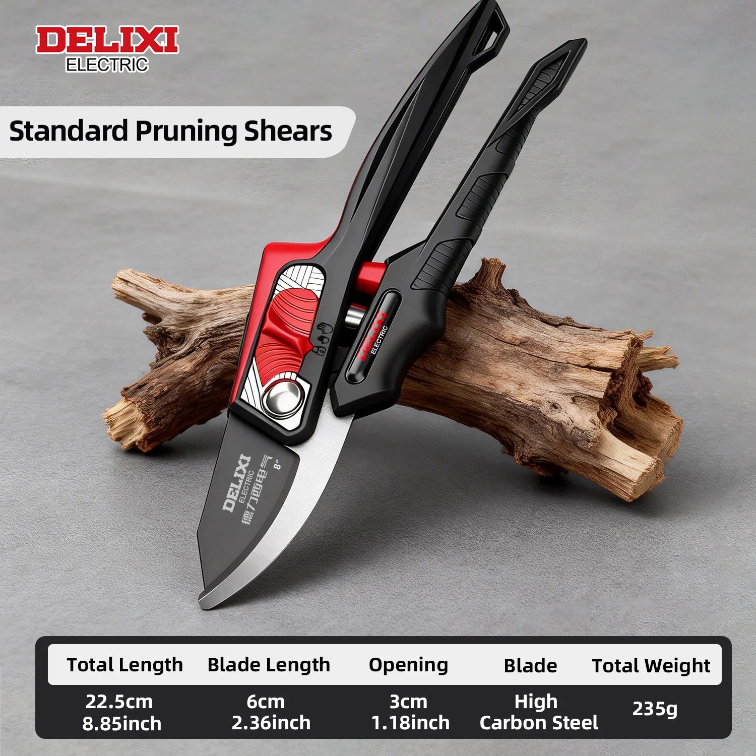 TIJERAS DE JARDINERÍA PROFESIONAL 9 PULGADAS