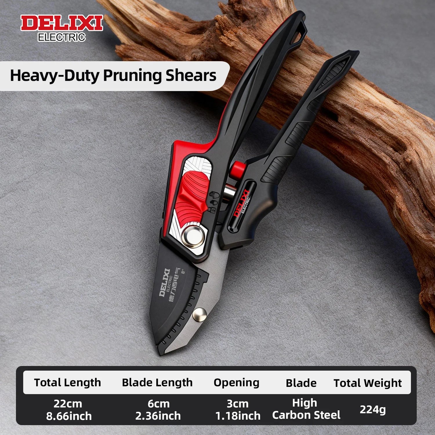 TIJERAS DE JARDINERÍA PROFESIONAL 9 PULGADAS